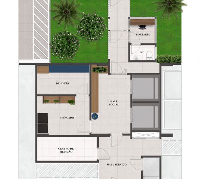 Implantação térreo