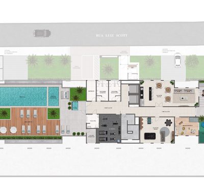 Implantação rooftop